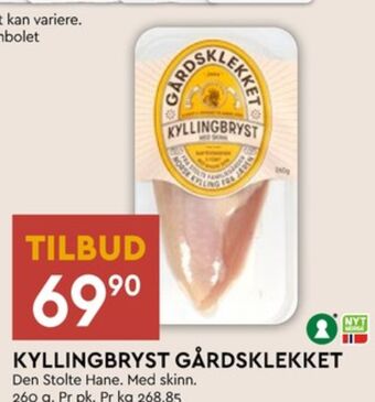 Coop Mega Gårdsklekket kyllingbryst tilbud