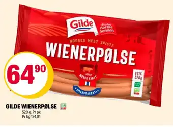 Coop Extra Gilde wienerpølser tilbud