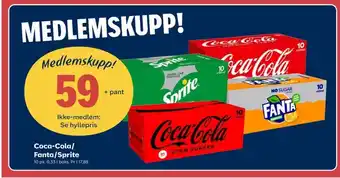 Coop Marked Fanta zero brus tilbud