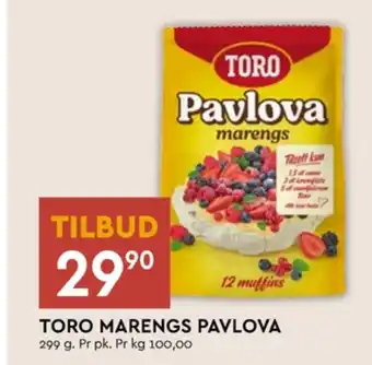 Coop Mega Toro pavlova tilbud