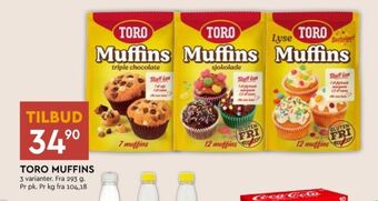 Coop Mega Toro muffins triple chocolate tilbud