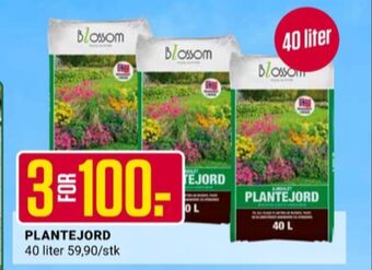 Europris Blossom plantejord tilbud