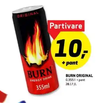 Bunnpris Burn energidrikk tilbud