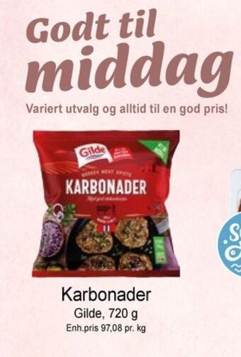 Joker Gilde karbonader tilbud