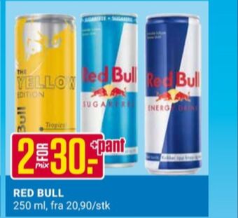 Europris Red bull energidrikk tilbud