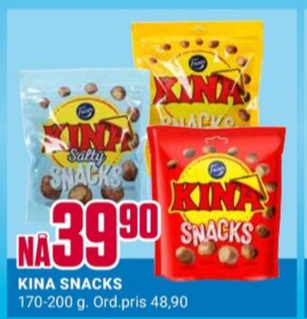Europris Kina snacks godterier tilbud