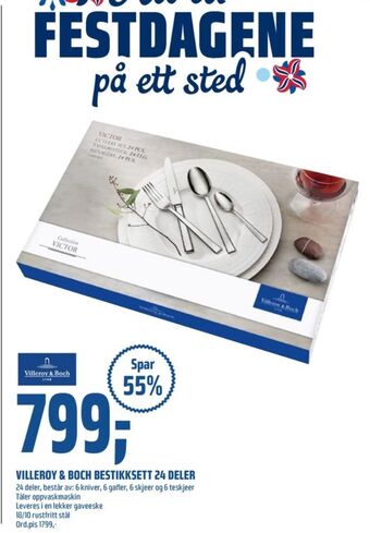Coop Obs Villeroy & boch bestikk tilbud