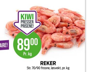 Kiwi Ukjent reker tilbud