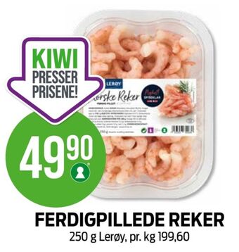 Kiwi Lerøy reker tilbud