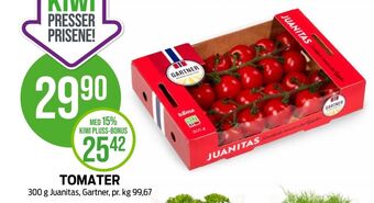 Kiwi Gartner tomater tilbud
