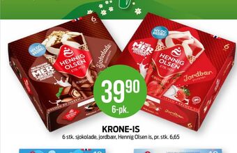Kiwi Hennig-olsen isvafler tilbud