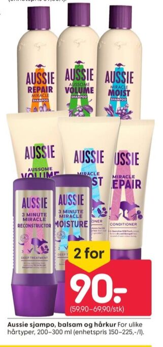 Rusta Aussie shampoo tilbud