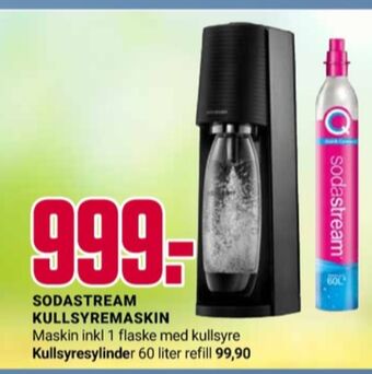 Europris Sodastream kullsyrepatron tilbud