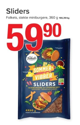 Eurospar Folkets burger tilbud