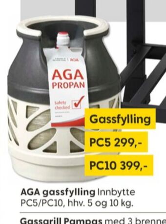 Rusta Aga gassbeholder tilbud