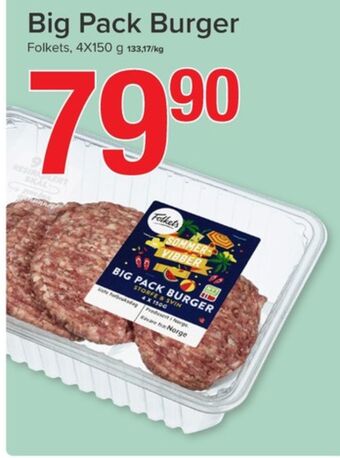 Eurospar Folkets burger tilbud