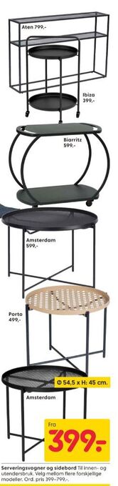 Rusta Ukjent sidebord tilbud