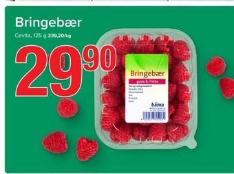 Eurospar Cevita bringebær tilbud