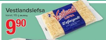 Eurospar Vestlands lefse tilbud