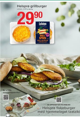 Eurospar Lofoten fiskeburger tilbud