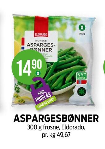 Kiwi Aspargesbønner tilbud