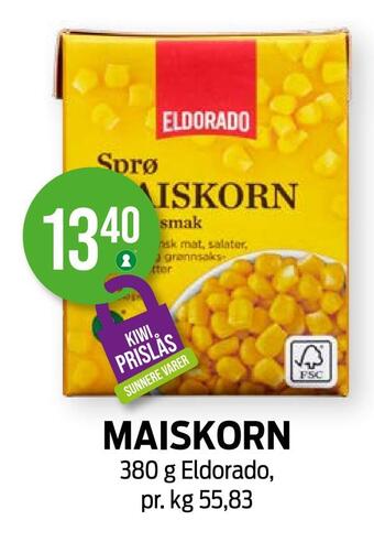 Kiwi Maiskorn tilbud