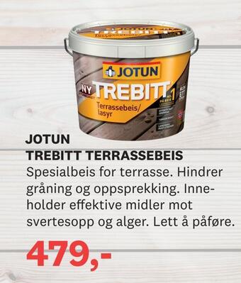 Bygger'n Jotun trebitt terrassebeis tilbud