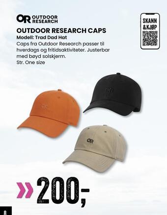 Sport Outlet Outdoor research caps tilbud