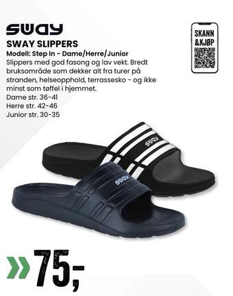 Sport Outlet Sway slippers tilbud