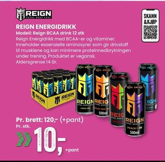 Sport Outlet Reign energidrikk tilbud