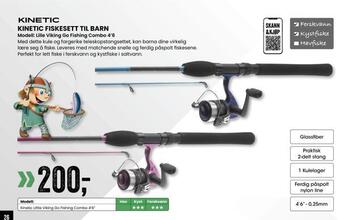 Sport Outlet Kinetic fiskesett til barn tilbud