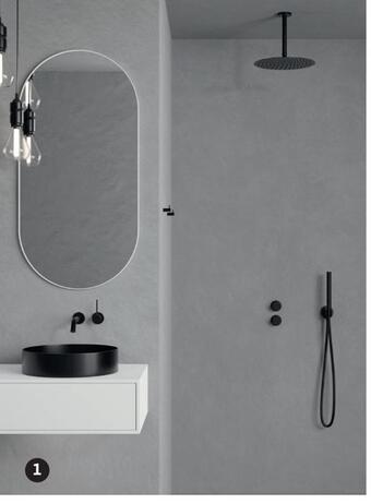 Flisekompaniet Solid surface baderomsinnredning tilbud