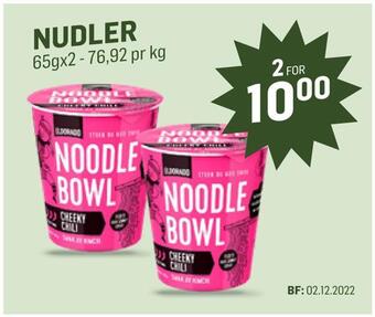 Holdbart Nudler tilbud