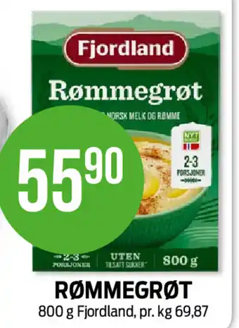 Kiwi RØMMEGRØT 800 g Fjordland tilbud