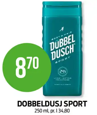 Kiwi DOBBELDUSJ SPORT 250ml tilbud