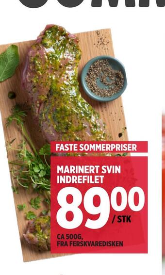 Jacobs Marinert svin indrefilet tilbud