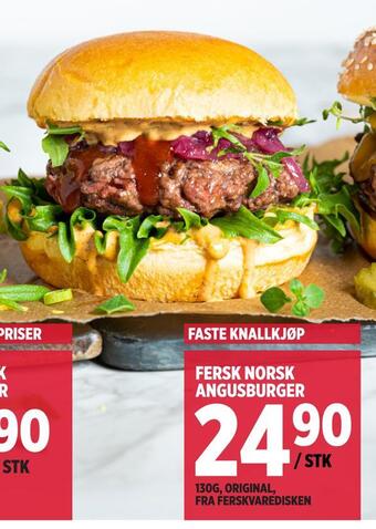Jacobs Fersk norsk angusburger tilbud