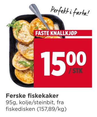 Meny Ferske fiskekaker tilbud