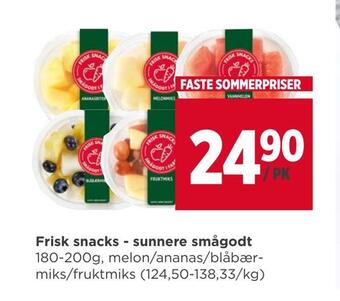 Meny Frisk snacks - sunnere smågodt tilbud