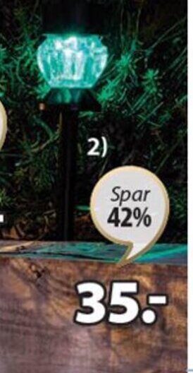 JYSK SPLITTERNE SOLCELLELAMPE tilbud