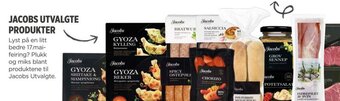Meny JACOBS UTVALGTE PRODUKTER tilbud