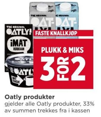 Meny Oatly produkter tilbud