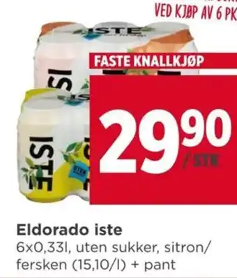 Meny Eldorado iste 6x0,33L tilbud
