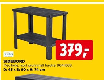 jem & fix Sidebord tilbud