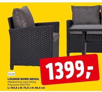 jem & fix Lounge bord seoul tilbud