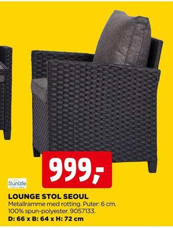 jem & fix Lounge stol seoul tilbud