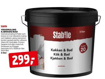 jem & fix Veggmaling kjøkken/bad tilbud