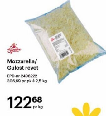 Storcash Mozzarella/ Gulost revet tilbud