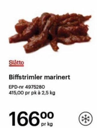 Storcash Biffstrimler marinert tilbud