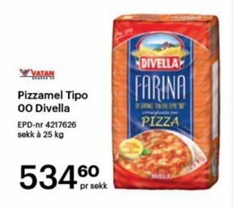 Storcash Pizzamel Tipo 00 Divella tilbud